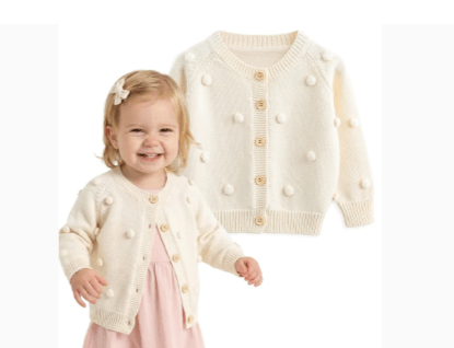 Cotton Co: Baby Cardigan